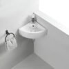 Pallas hoekfontein 44,5 x 32,5 x 13 cm keramiek glans wit - Fonteinen | Lapy