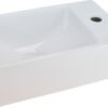 Rhea XXS fontein rechts 30,5 x 18 x 11 cm keramiek glans wit - Fonteinen | Lapy