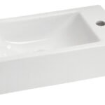 Metis fontein 50 x 30 x 13 cm keramiek glans wit - Fonteinen | Lapy