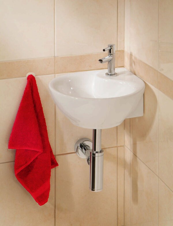one-Pack Porta hoekfontein compleet wit - Complete fonteinsets | Lapy