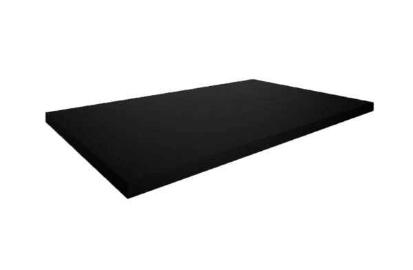 Marmaris Topblad 80x46x2,5 cm mat zwart - Wastafelbladen | Lapy
