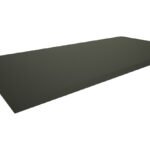 Marmaris Topblad 100x46x2,5 cm mat zwart - Wastafelbladen | Lapy