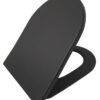 Shade slim toiletzitting softclose en quick release mat zwart - Toiletzittingen | Lapy