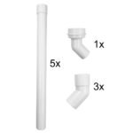 Valpijp modulair voor hooghangend reservoir 32/50 mm - Toiletten | Lapy