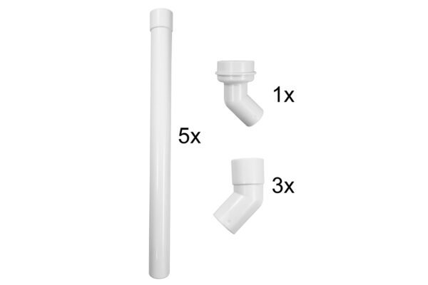 Valpijp modulair voor hooghangend reservoir 32/50 mm - Toiletten | Lapy