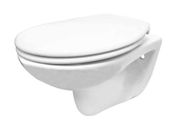 Neptunus 2.0 wandcloset rimless met Ultimo 3.0 toiletzitting softclose en quick release glans wit - Toiletten | Lapy