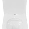 Nibiru rimless wandcloset met toiletzitting softclose en quick release glans wit | Lapy