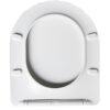 Nibiru toiletzitting softclose en quick release glans wit - Toiletzittingen | Lapy