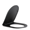 Nibiru toiletzitting softclose en quick release mat zwart - Toiletzittingen | Lapy