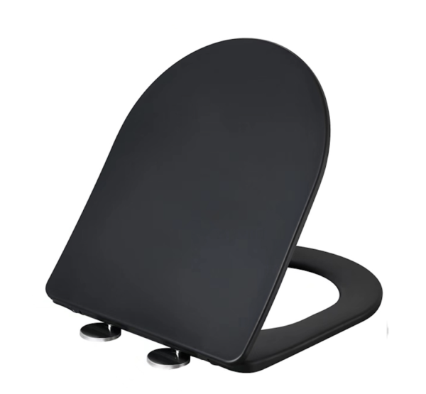 Nibiru toiletzitting softclose en quick release mat zwart - Toiletzittingen | Lapy