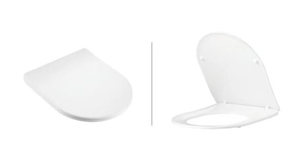 Nibiru toiletzitting softclose en quick release mat wit - Toiletten | Lapy
