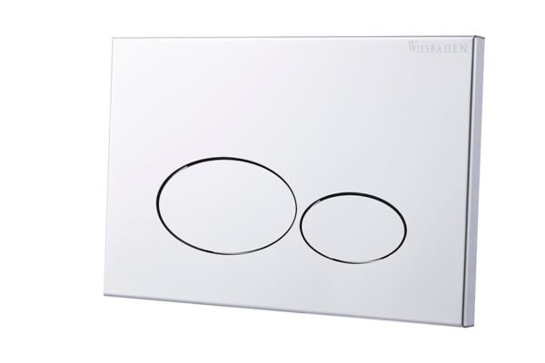 X32 Metal drukplaat voor inbouwreservoir chroom - Drukplaten | Lapy