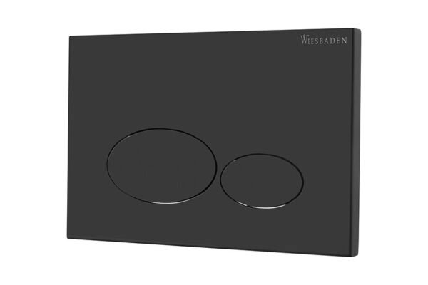 X32 Metal drukplaat voor inbouwreservoir mat zwart - Drukplaten | Lapy