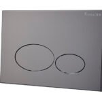 X32 Metal drukplaat voor inbouwreservoir gunmetal PVD - Drukplaten | Lapy