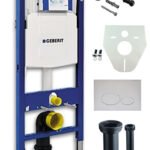 Geberit UP-320 inbouwreservoir + drukplaat wit - Complete inbouwreservoirs | Lapy