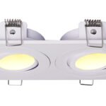 Spotz inbouwspot dubbel dimbaar IP65 mat wit - Verlichting | Lapy