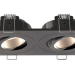 Spotz inbouwspot dubbel dimbaar IP65 gunmetal - Verlichting | Lapy