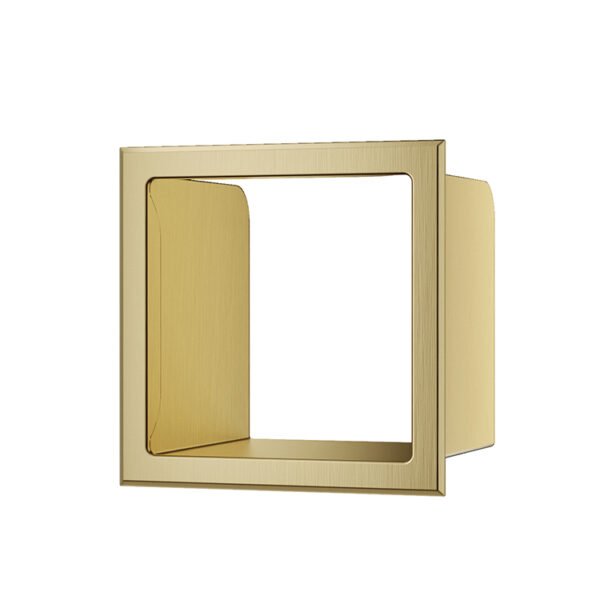 Rocko inzetstuk voor reserverolhouder inbouw geborsteld messing PVD - Inbouwaccessoires | Lapy