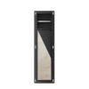 Rocko toiletrol- en borstelhouder inbouw betegelbaar mat zwart - Accessoires | Lapy