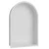Demis inbouwnis ovaal 30 x 45 x 7 cm mat wit - Accessoires | Lapy