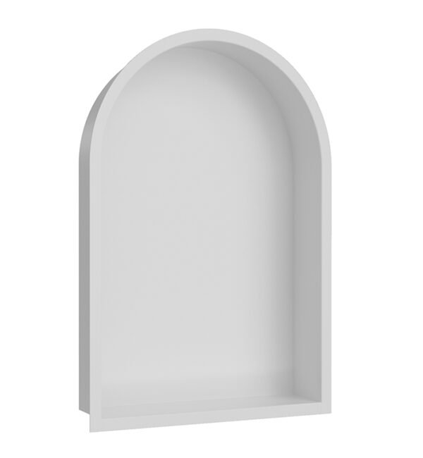 Demis inbouwnis ovaal 30 x 45 x 7 cm mat wit - Accessoires | Lapy