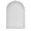 Demis inbouwnis ovaal 30 x 45 x 7 cm mat wit - Accessoires | Lapy
