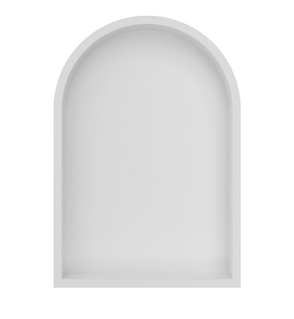 Demis inbouwnis ovaal 30 x 45 x 7 cm mat wit - Accessoires | Lapy