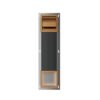 Rocko toiletrolhouder met klep en reserverolhouder inbouw geborsteld brons koper - Inbouwaccessoires | Lapy