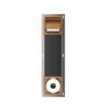 Rocko toiletrolhouder met klep en reserverolhouder inbouw geborsteld brons koper - Inbouwaccessoires | Lapy