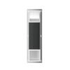 Rocko toiletrolhouder met klep en reserverolhouder inbouw mat wit - Inbouwaccessoires | Lapy