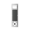Rocko toiletrolhouder met klep en reserverolhouder inbouw mat wit - Inbouwaccessoires | Lapy