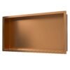 Demis inbouwnis 30 x 60 x 10 cm geborsteld brons koper PVD - Inbouwnissen | Lapy