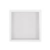 Demis inbouwnis 30 x 30 x 7 cm mat wit - Inbouwnissen | Lapy