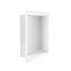 Demis inbouwnis 30 x 30 x 7 cm mat wit - Inbouwnissen | Lapy