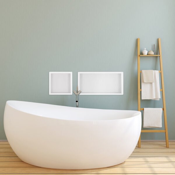 Demis inbouwnis 30 x 30 x 10 cm mat wit - Inbouwnissen | Lapy