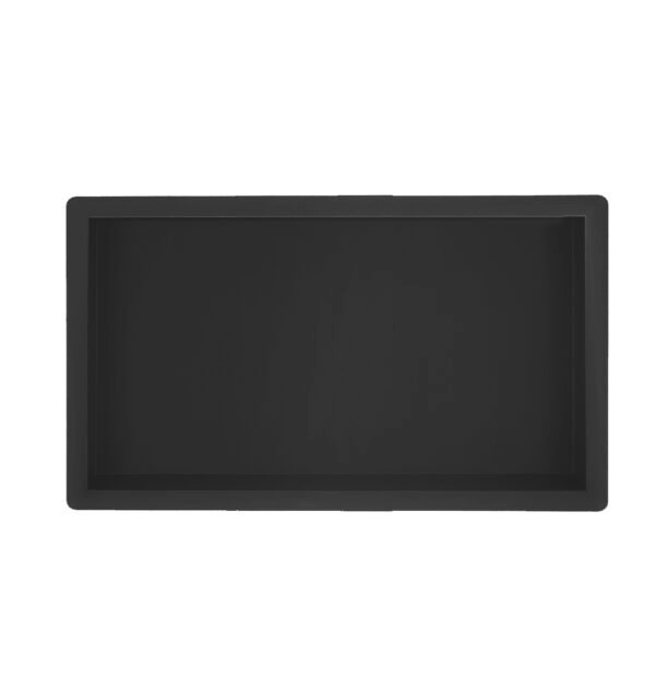 Demis inbouwnis 30 x 60 x 7 cm mat zwart - Inbouwnissen | Lapy