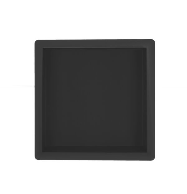 Demis inbouwnis 30 x 30 x 10 cm mat zwart - Inbouwnissen | Lapy