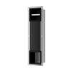 Rocko toiletrolhouder zonder klep en reserverolhouder inbouw mat zwart - Inbouwaccessoires | Lapy