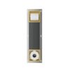 Rocko toiletrolhouder zonder klep en reserverolhouder inbouw geborsteld messing - Inbouwaccessoires | Lapy