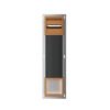 Rocko toiletrolhouder zonder klep en reserverolhouder inbouw geborsteld brons koper - Inbouwaccessoires | Lapy