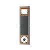 Rocko toiletrolhouder zonder klep en reserverolhouder inbouw geborsteld brons koper - Inbouwaccessoires | Lapy
