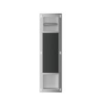 Rocko toiletrolhouder zonder klep en reserverolhouder inbouw RVS - Inbouwaccessoires | Lapy