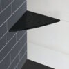 InWall hoekplanchet 29 x 29 cm mat zwart - Doucheaccessoires | Lapy