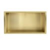 Demis inbouwnis 30 x 60 x 10 cm geborsteld messing PVD - Inbouwnissen | Lapy