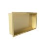 Demis inbouwnis 30 x 60 x 10 cm geborsteld messing PVD - Inbouwnissen | Lapy