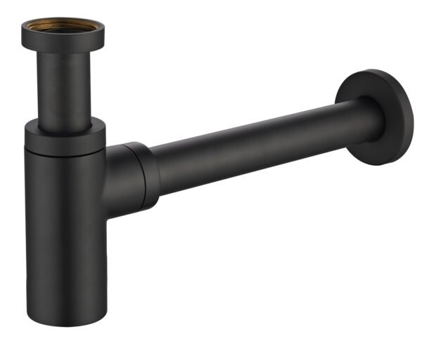 UniMatch wastafelsifon 5/4″ x 32 mm mat zwart - Sifons wastafels | Lapy
