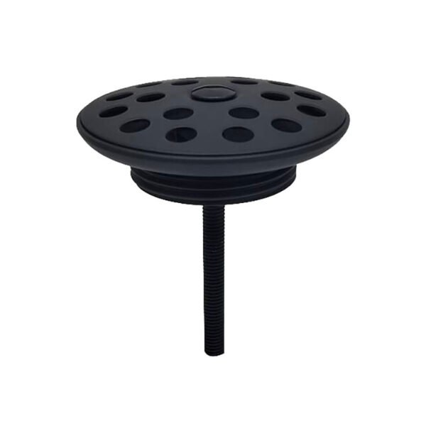 Korv open afvoerplug rooster 5/4″ mat zwart - Afvoerpluggen wastafels | Lapy