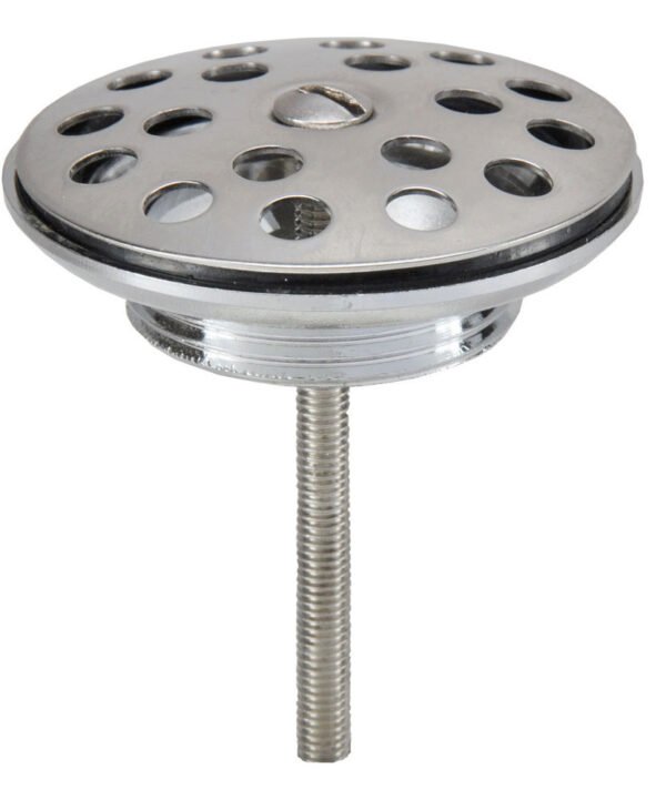 Korv open afvoerplug rooster 5/4″ chroom - Afvoerpluggen wastafels | Lapy