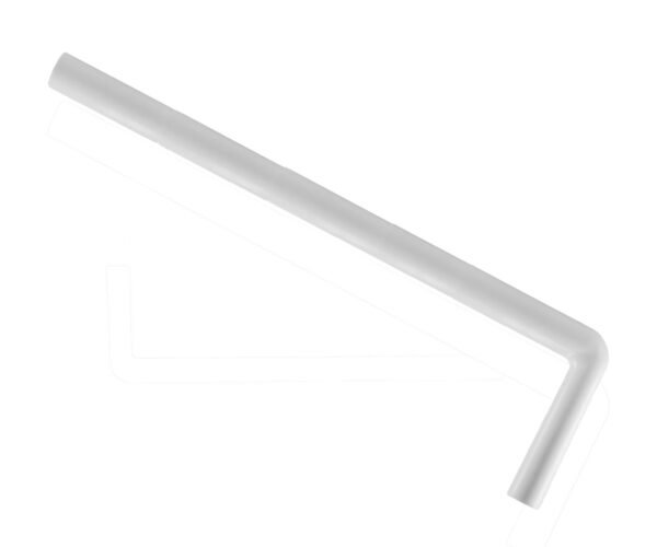Vloerbuis PVC 75 x 22 x 3.2 cm wit - Vloerbuizen | Lapy