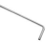 UniMatch vloerbuis 75 x 22 x 3,2 cm geborsteld staal - Vloerbuizen | Lapy